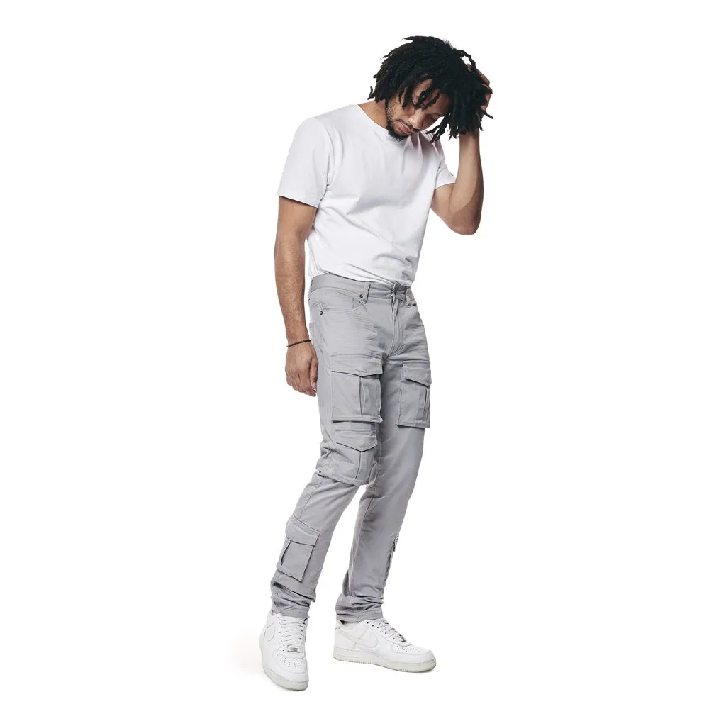 10 Pocket Slim Twill Pants - Ultimate Grey