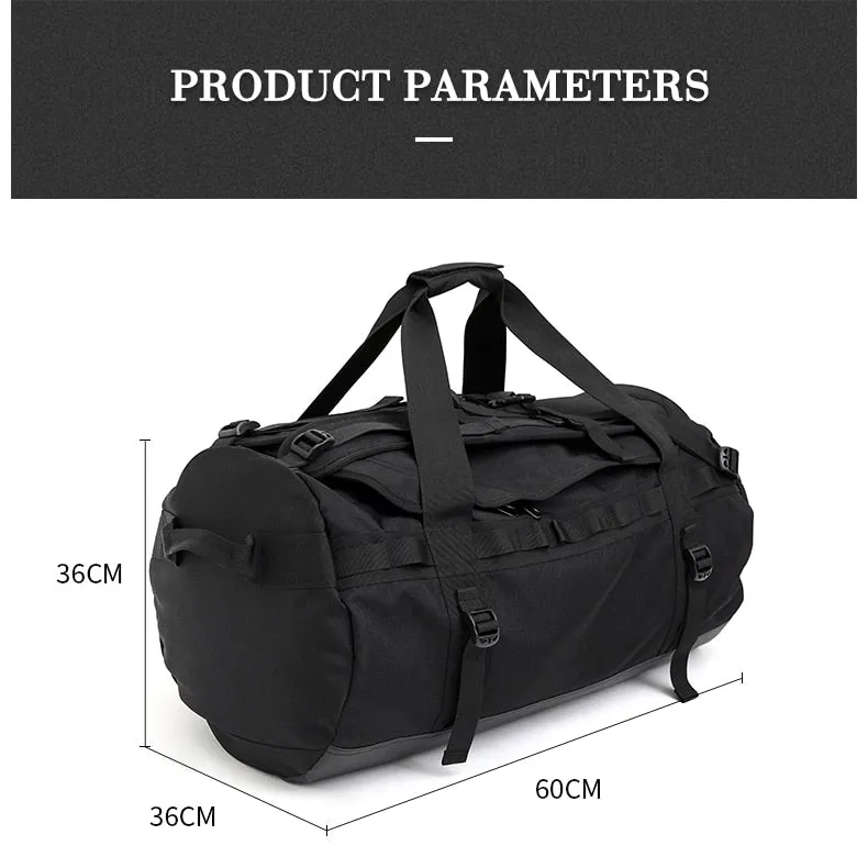 900D PVC Travel Duffle Backpack Large Capacity Unisex Weekend Shoulder Bag Travel Carry on Luggage