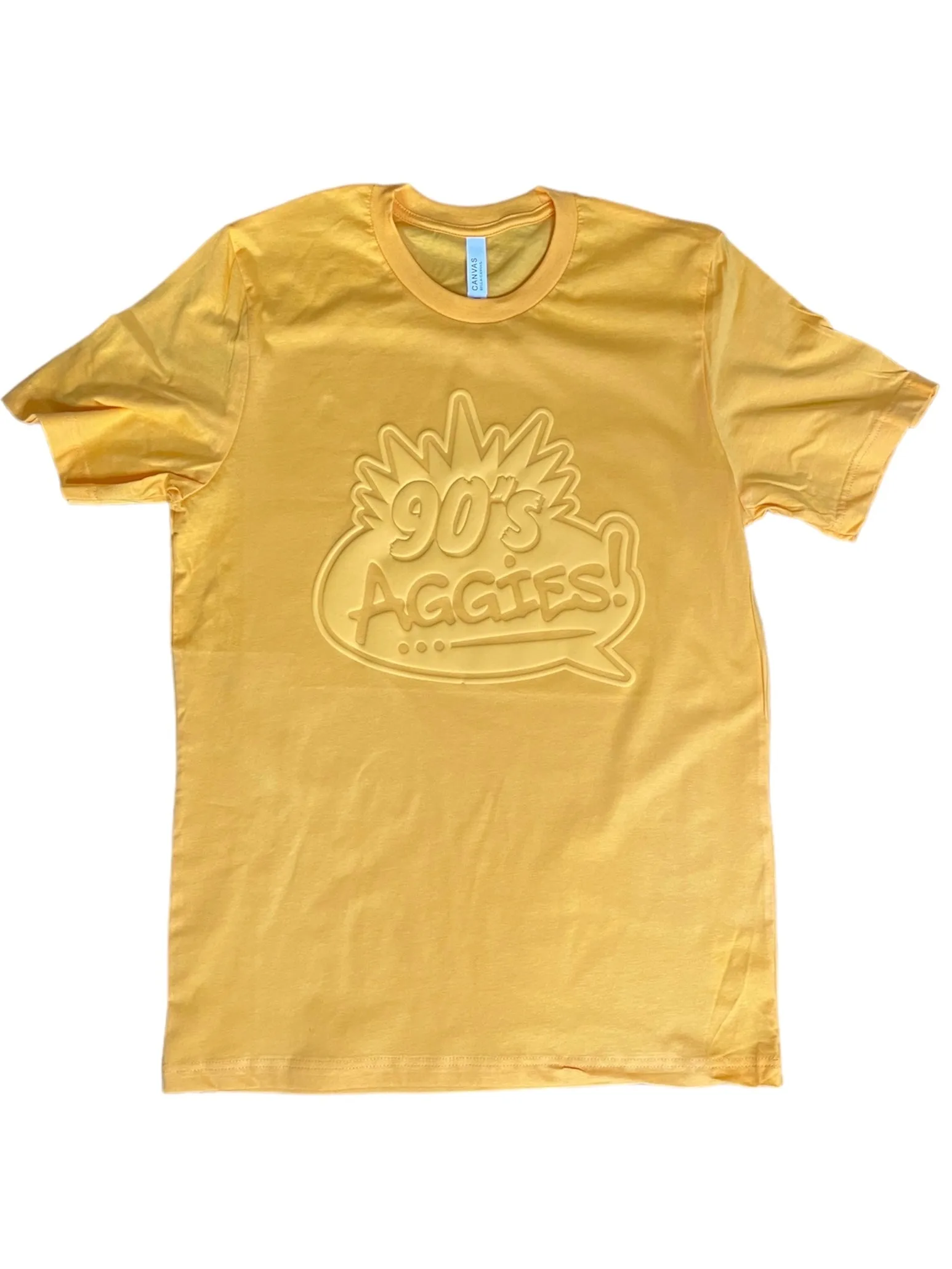 90s Aggies All Gold Puff T-shirt