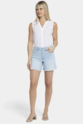 A-Lijn Denim Short Lichtblauw Premium Denim | Santorini