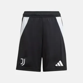 Adidas Juventus 24/25 Home Kids Unisex Football Shorts (7-16Years) -Black/White