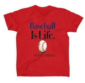 AFONiE Baseball Is Life Kids T-Shirt