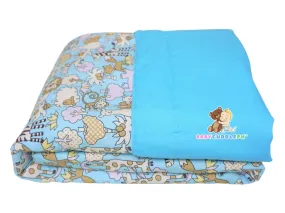 Animal Kingdom Pastel Blue - Babycuddleph Blanket