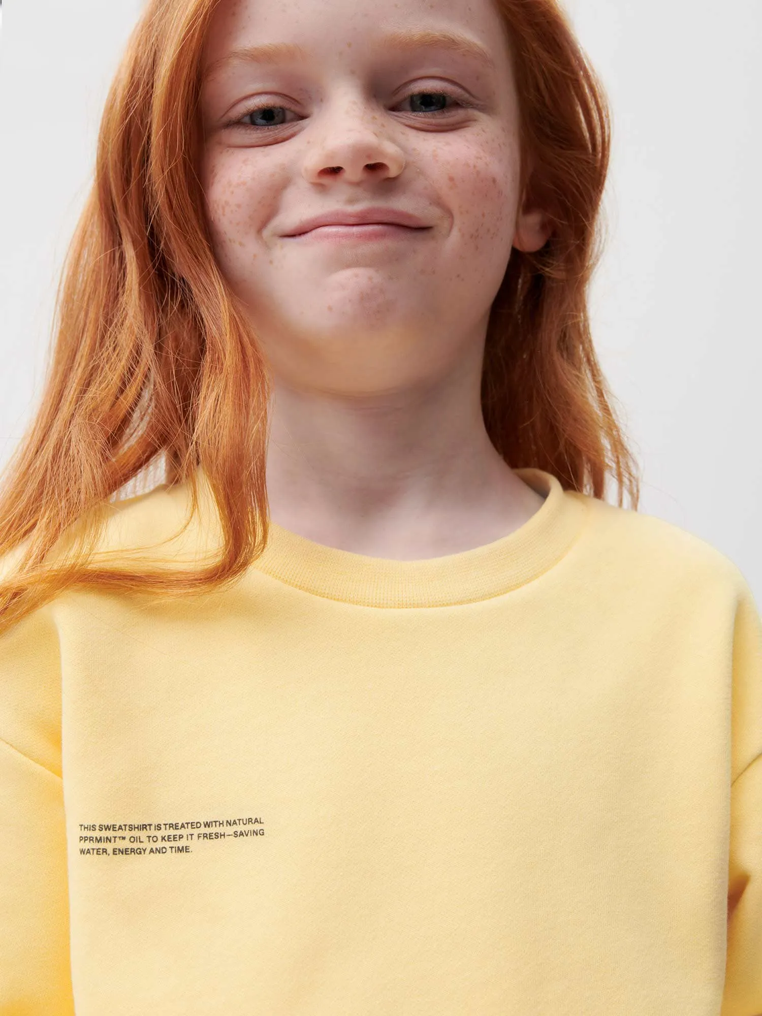 Archive Kids' 365 Midweight Sweatshirt—buttercup yellow