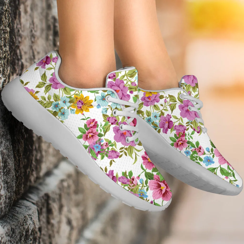 Awesome flowers Sport Sneakers