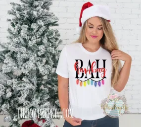 Bah Humbug Lights Unisex Tee Or Raglan