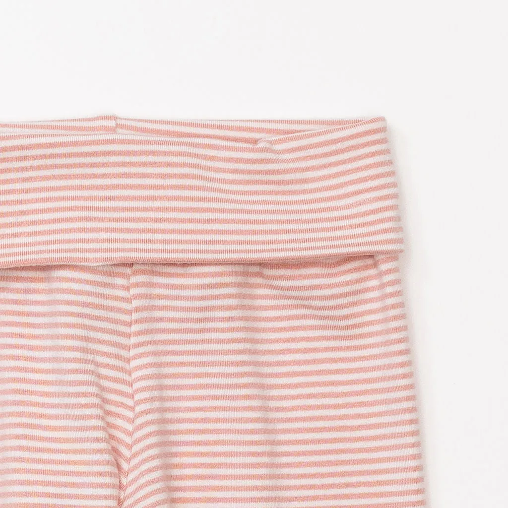 Bamboo Legging in Rose Stripe