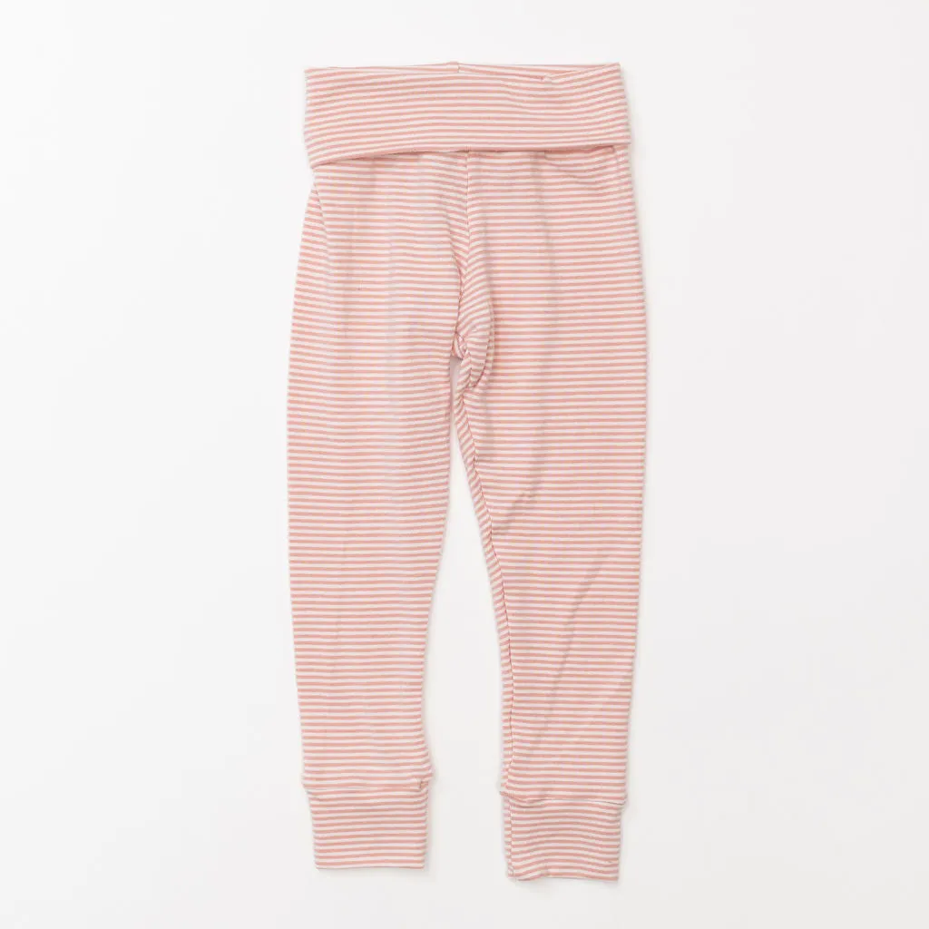 Bamboo Legging in Rose Stripe