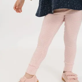 Bamboo Legging in Rose Stripe