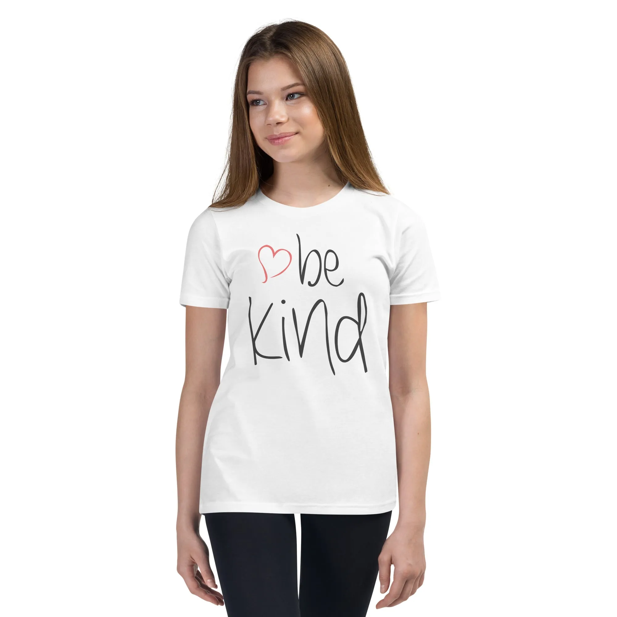 be kind Heart Youth Short Sleeve T-Shirt