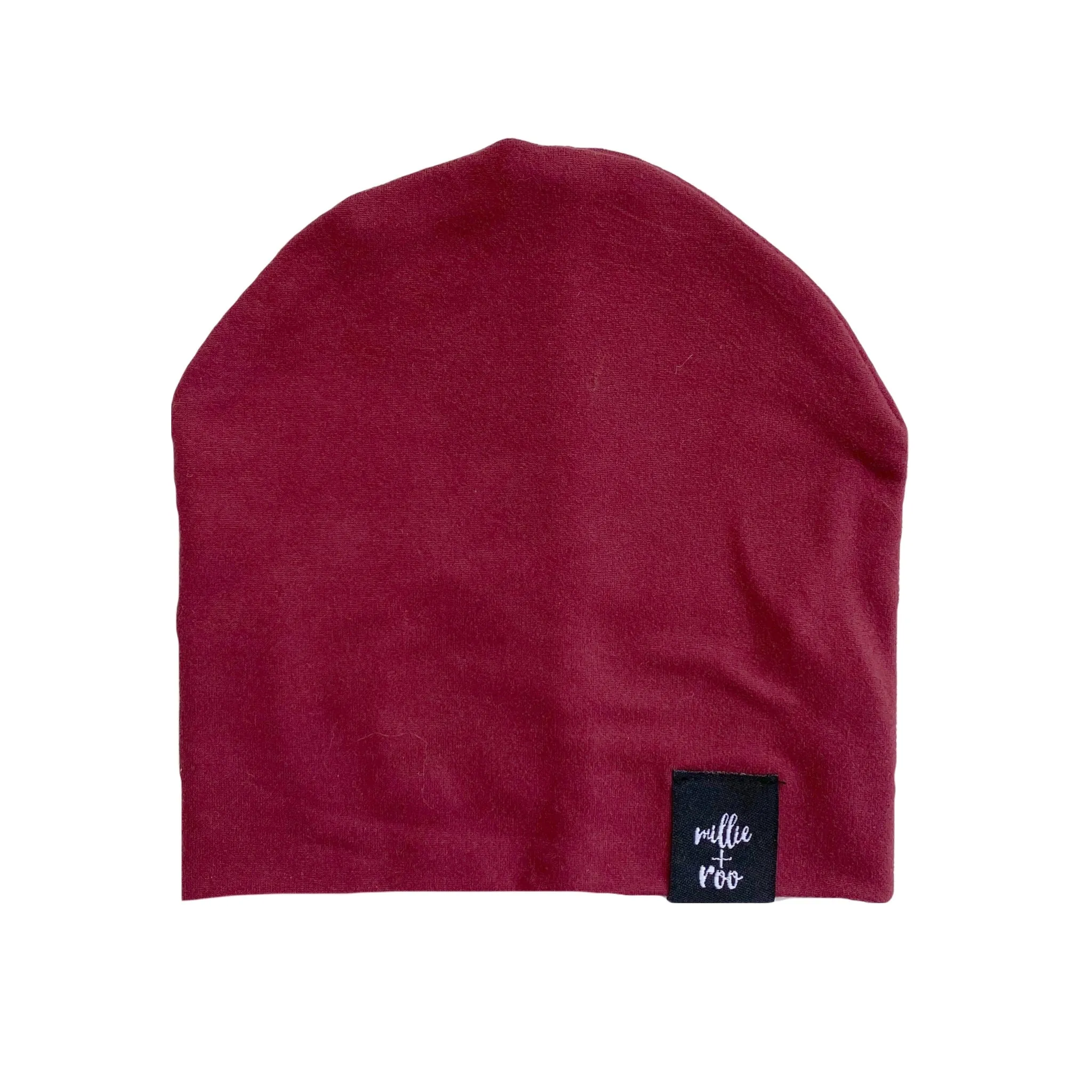 BEANIE- Mulberry French Terry