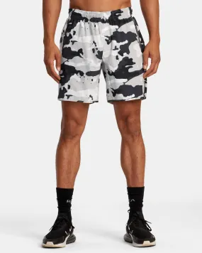 Bedwin x Stash 17" Elastic Waist Walkshorts - Black/White