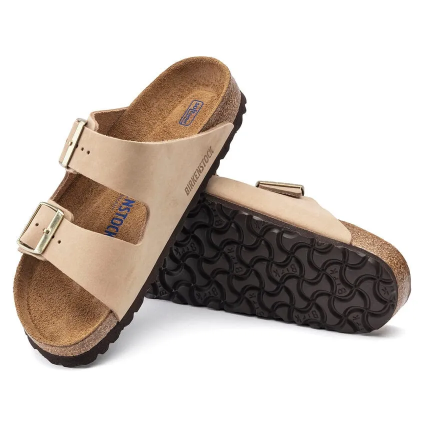 Birkenstock Arizona Soft Footbed Nubuck Leather - Women's