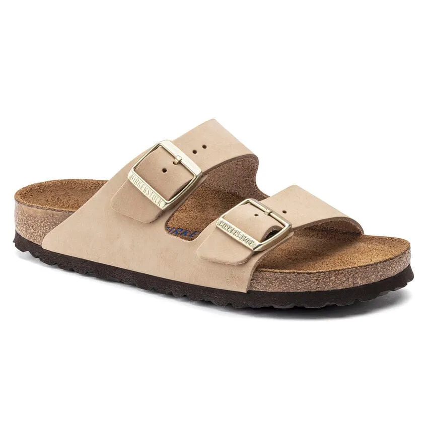 Birkenstock Arizona Soft Footbed Nubuck Leather - Women's