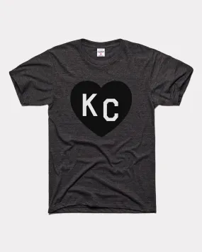 Black KC Heart