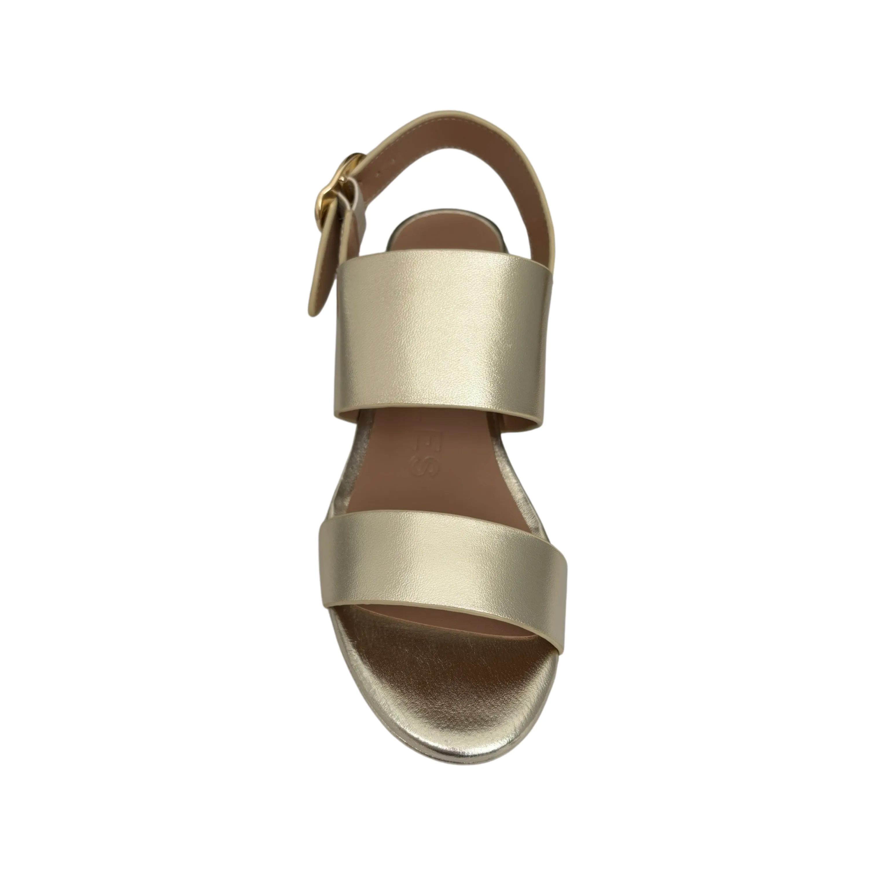 Camera Gold Metallic Sandal