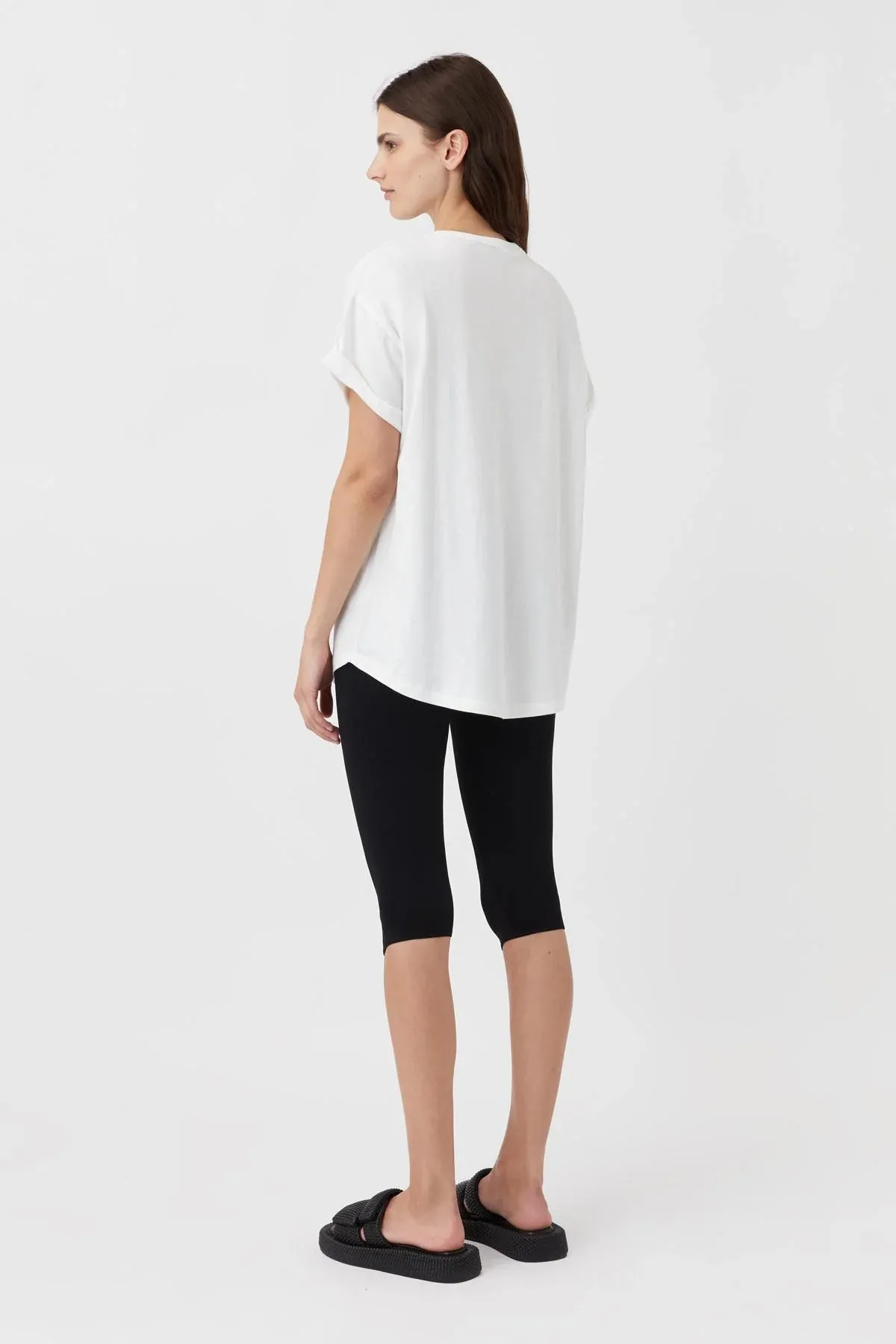 C&M - Huntington Camilla and Marc Tee in Soft White/Black