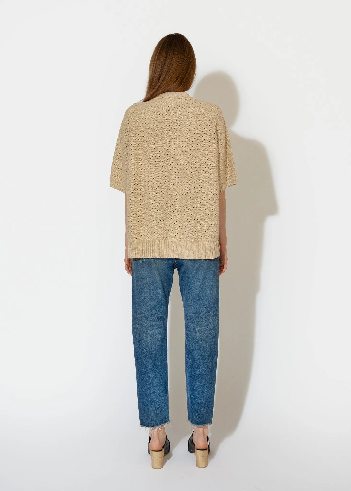 Cane Crewneck in Jute