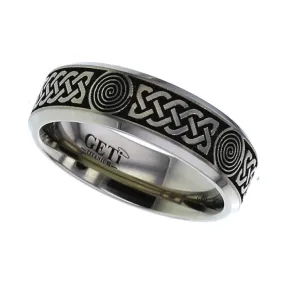 Celtic Titanium Ring - 2226CH-CW3