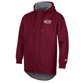 Champion Men's Sherpa Lined Stadium Hood Jacket - Maroon