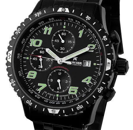 CHRONOGRAPH BLACK MAMBA ROYAL AUTOMATIC PIONIER GERMANY