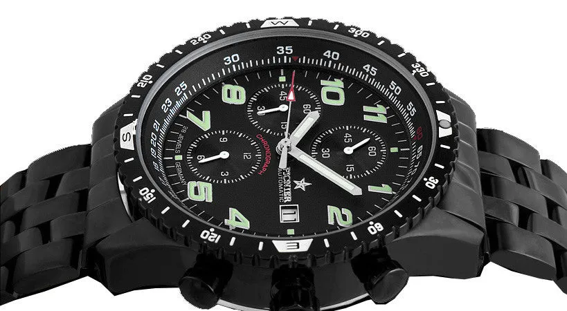 CHRONOGRAPH BLACK MAMBA ROYAL AUTOMATIC PIONIER GERMANY