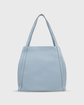 Cita Tote in Pale Blue Leather