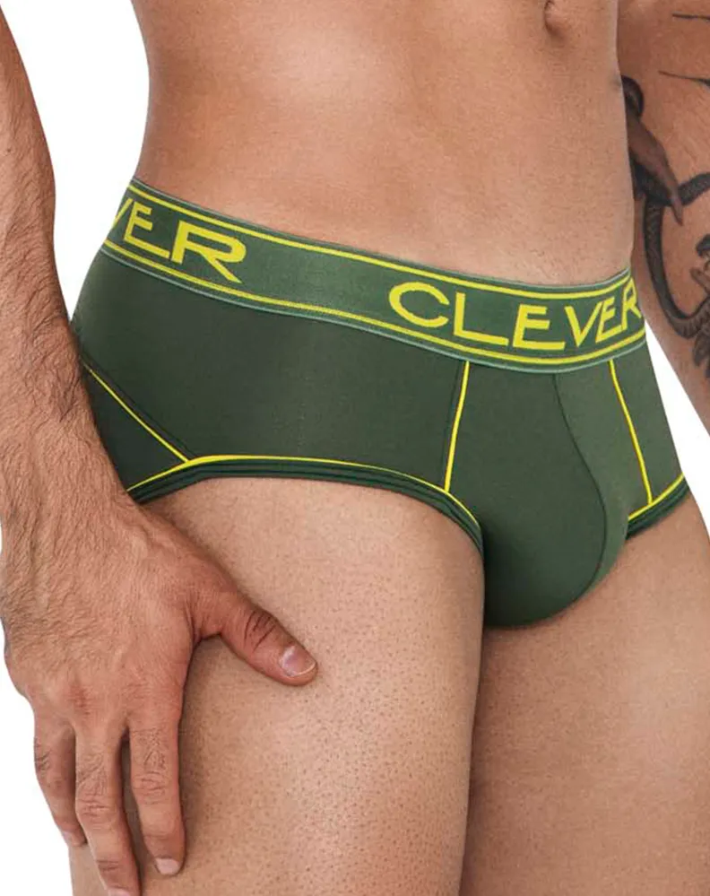 Clever 1527 Strait Briefs Green