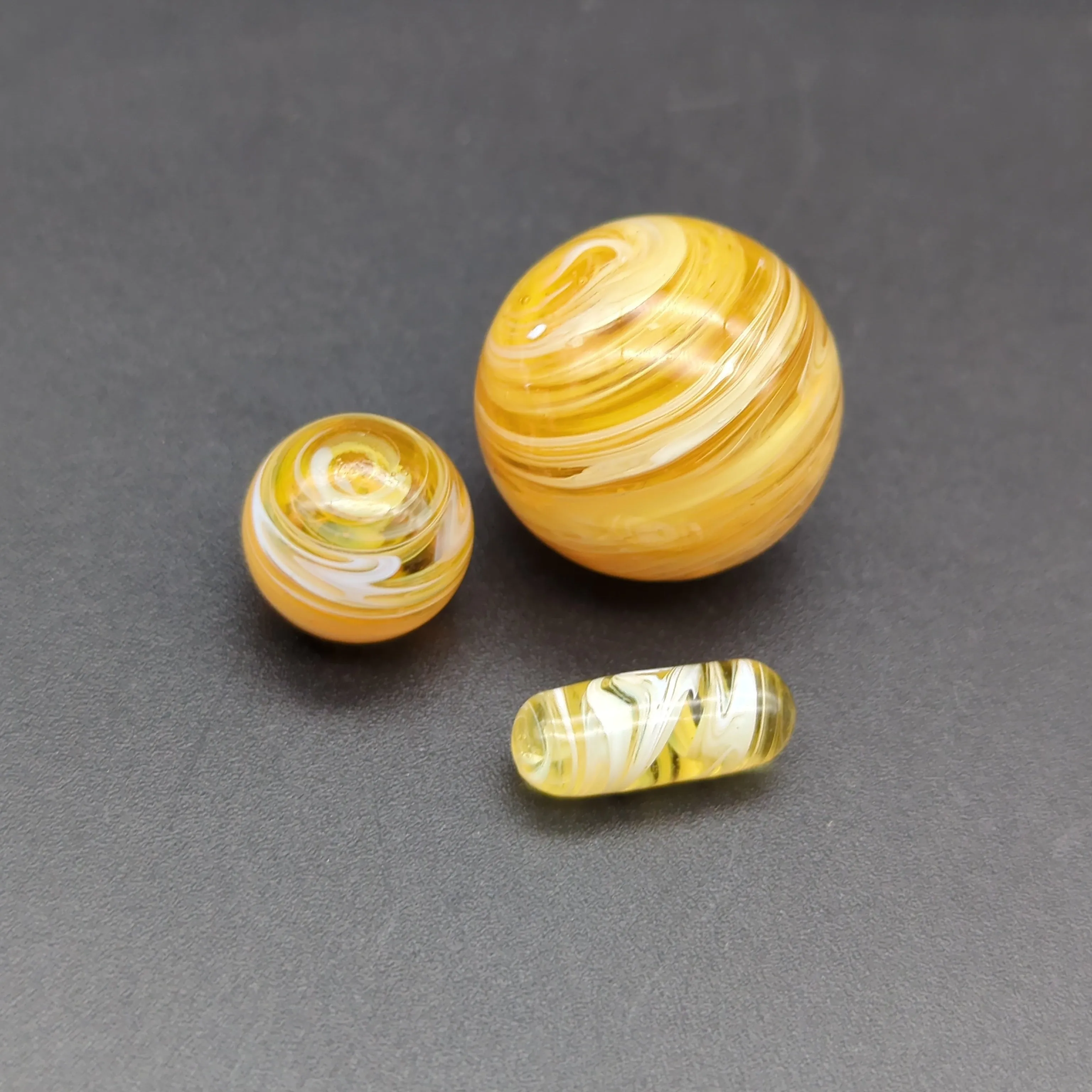 Color Swirl Marble   Pill Set for Terp Slurpers