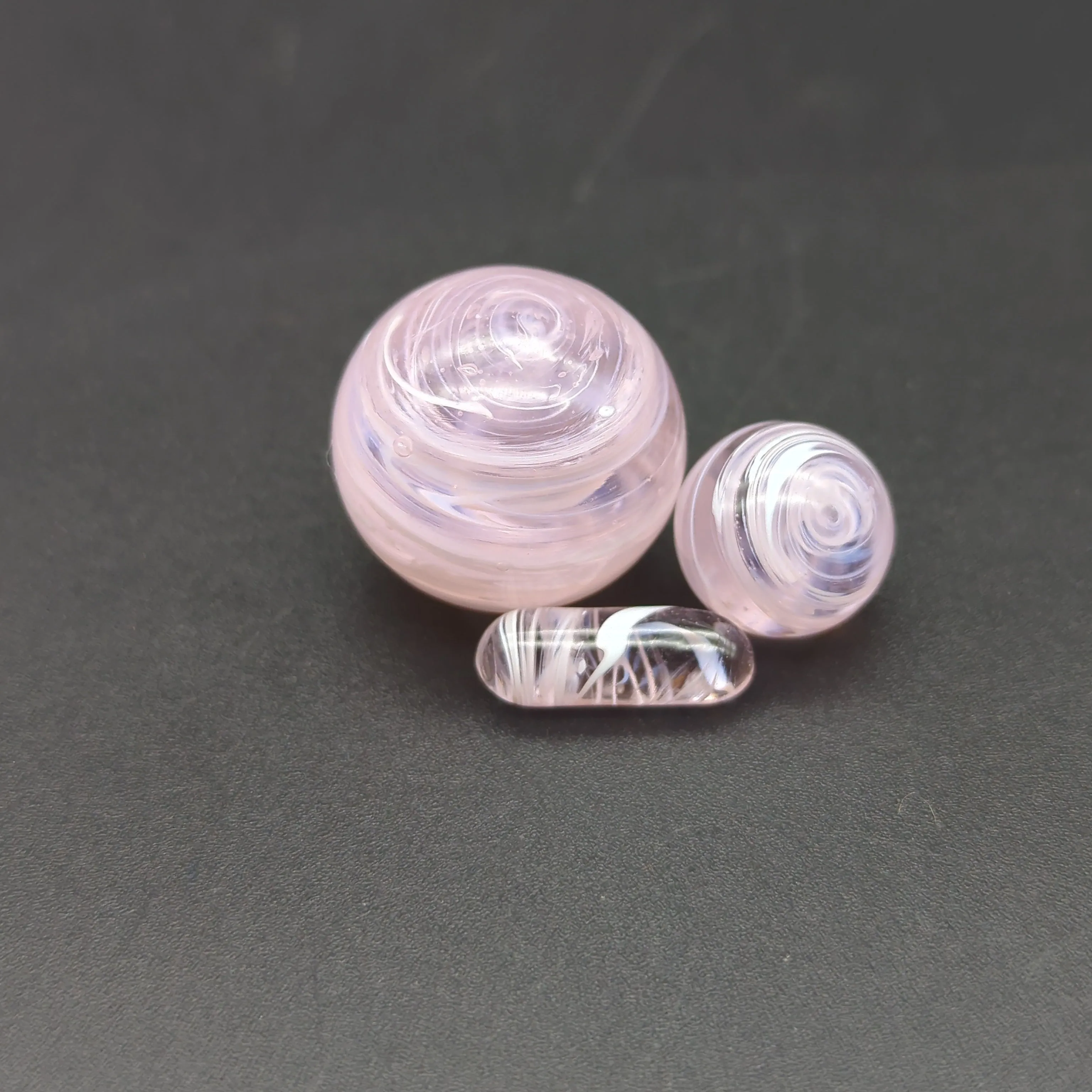 Color Swirl Marble   Pill Set for Terp Slurpers