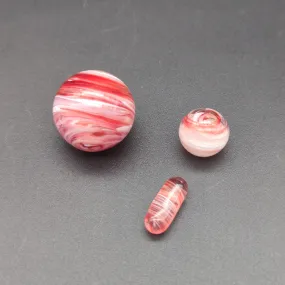 Color Swirl Marble   Pill Set for Terp Slurpers