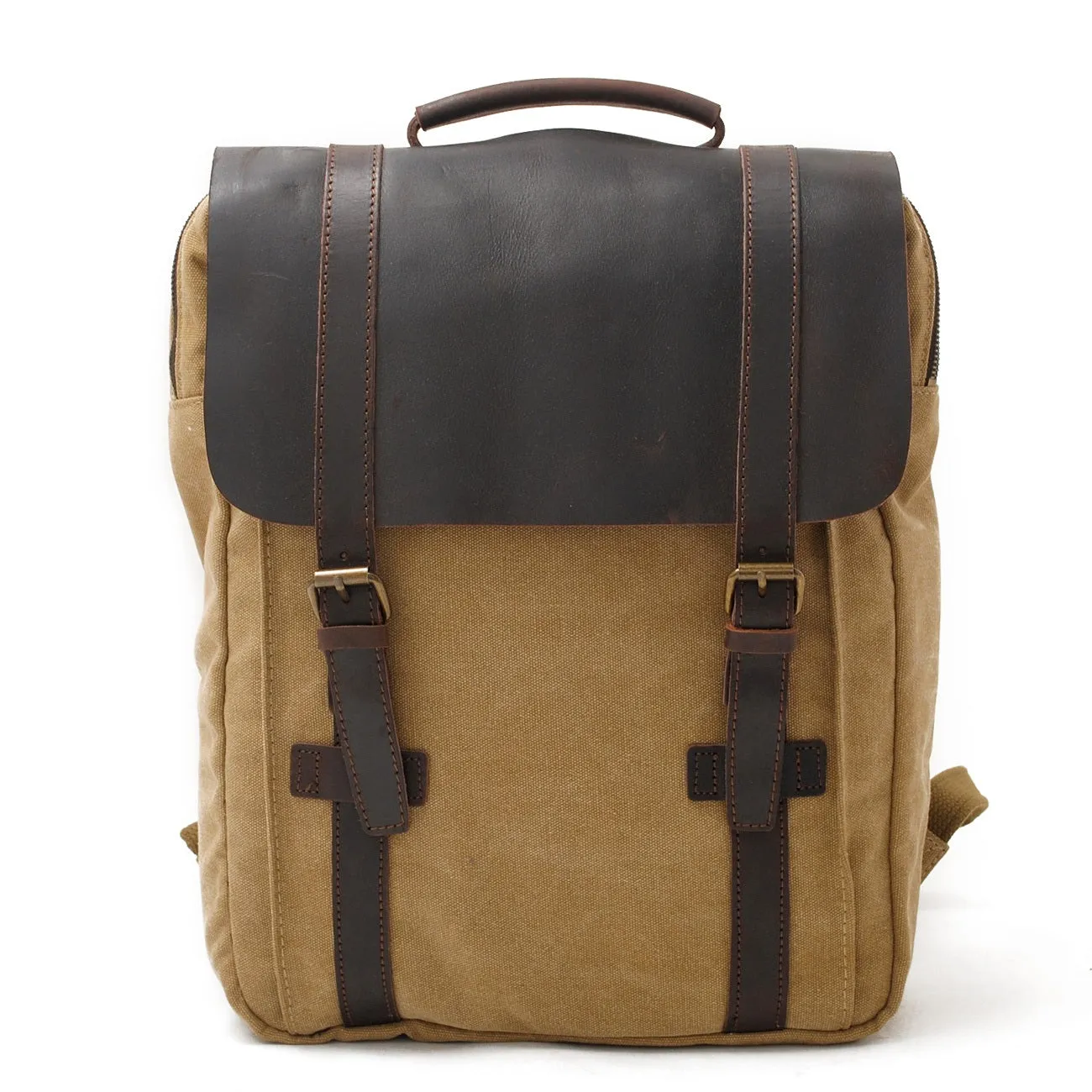 Connor Canvas & Leather Backpack