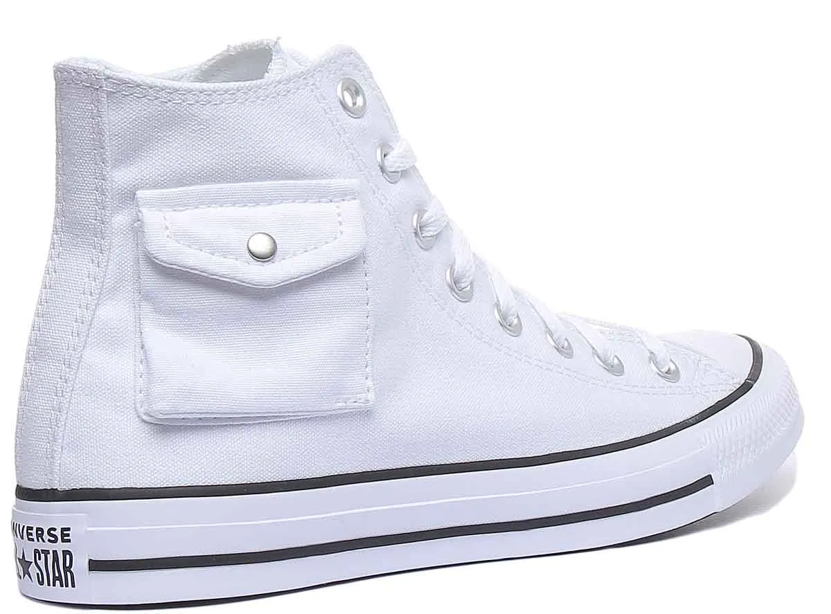 Converse 167045C CT All Star Hi Pocket Trainer In White For Men