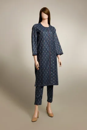 Cotton Jacquard Stitched 2 Piece (Shirt/Trouser)