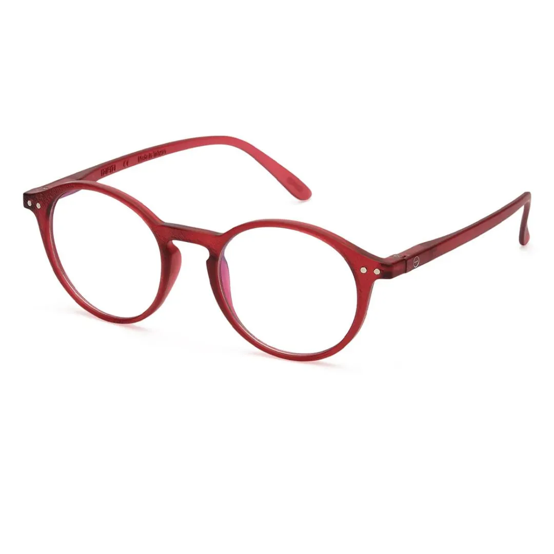 #D Reading Glasses (Rosy Red)