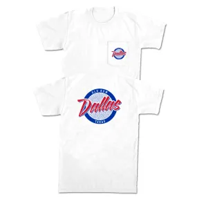 Dallas, Texas Circle Logo Pocket Tee