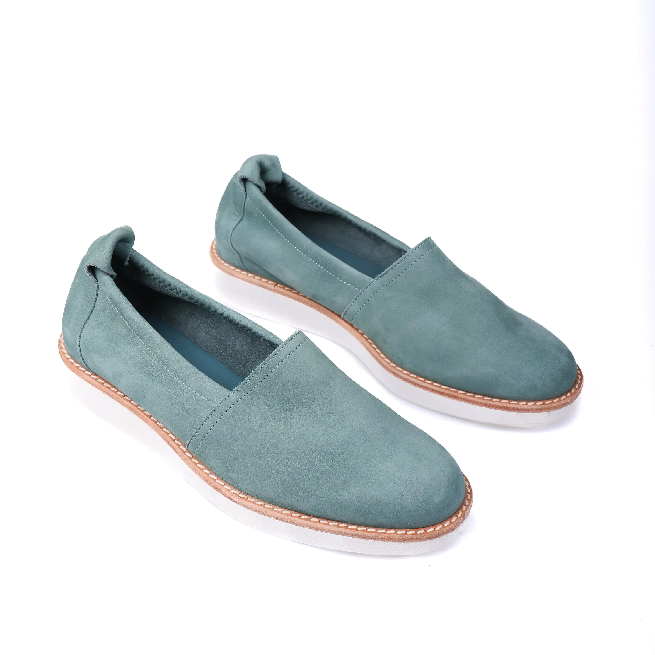 DANAHE Teal Nubuck