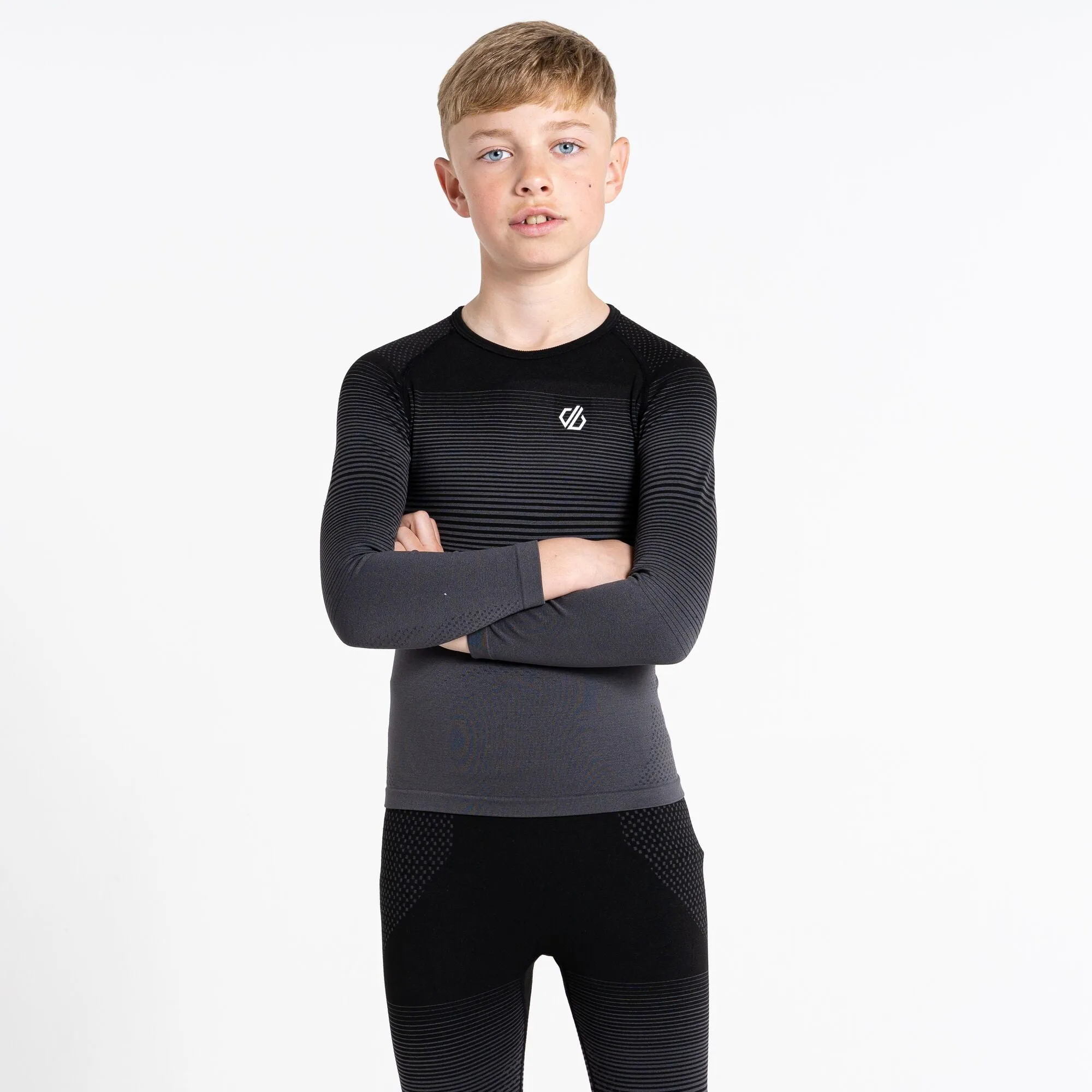 Dare2b Kids In The Zone Baselayer Set -BLACK/GREY