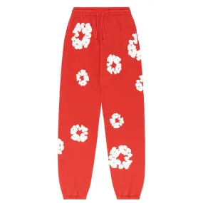 Denim Tears Cotton Wreath Sweatpants Red