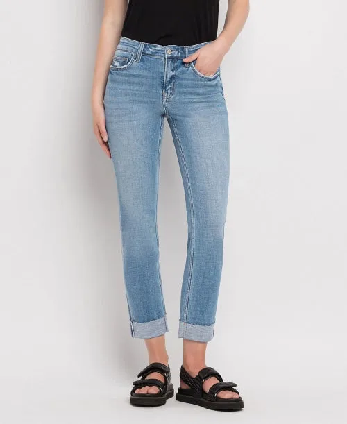 Destin High Rise Mini Bootcut Denim