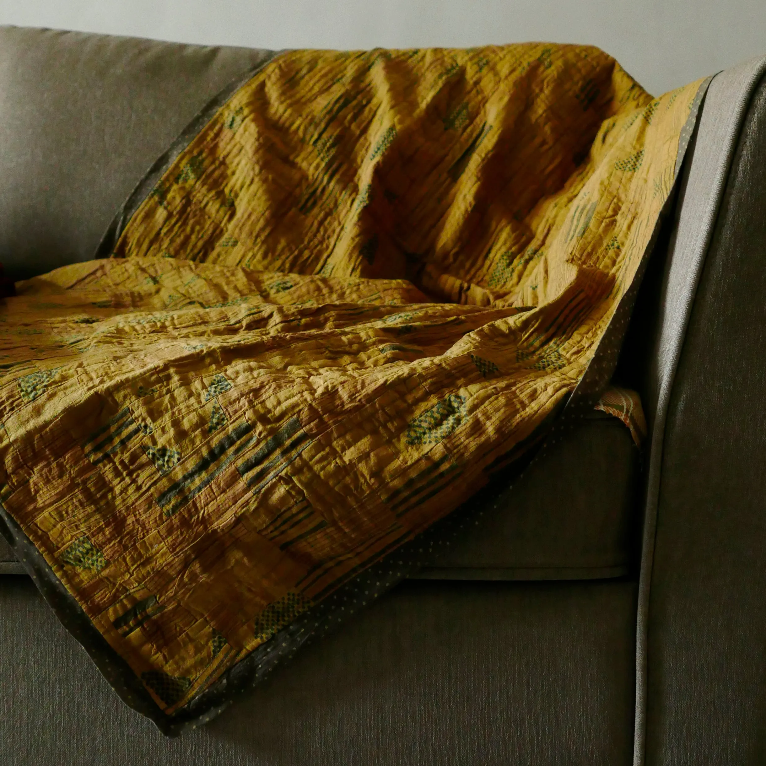 Dijon Moss  Relove Throw/ Quilt (MADE TO ORDER)