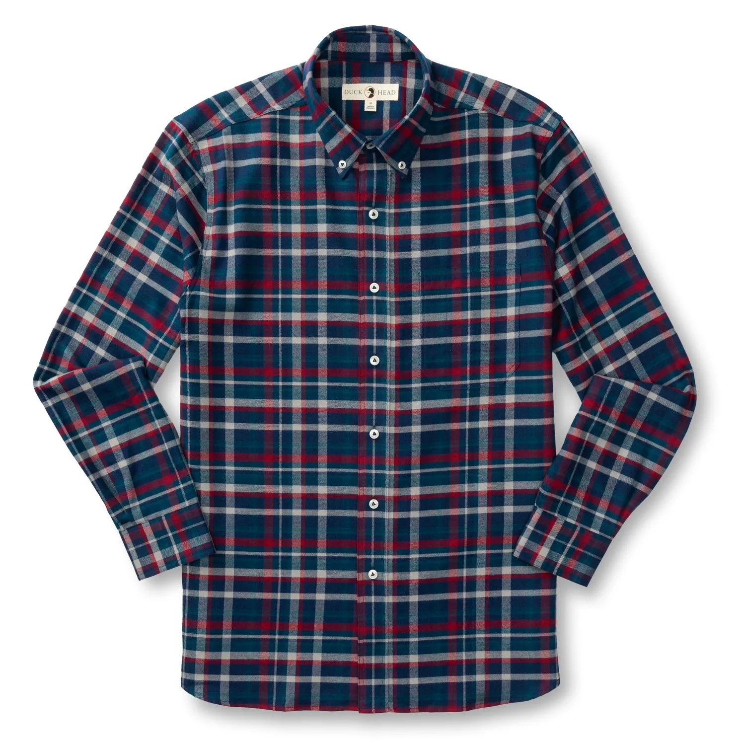 Draper Plaid Cotton Flannel Sport Shirt