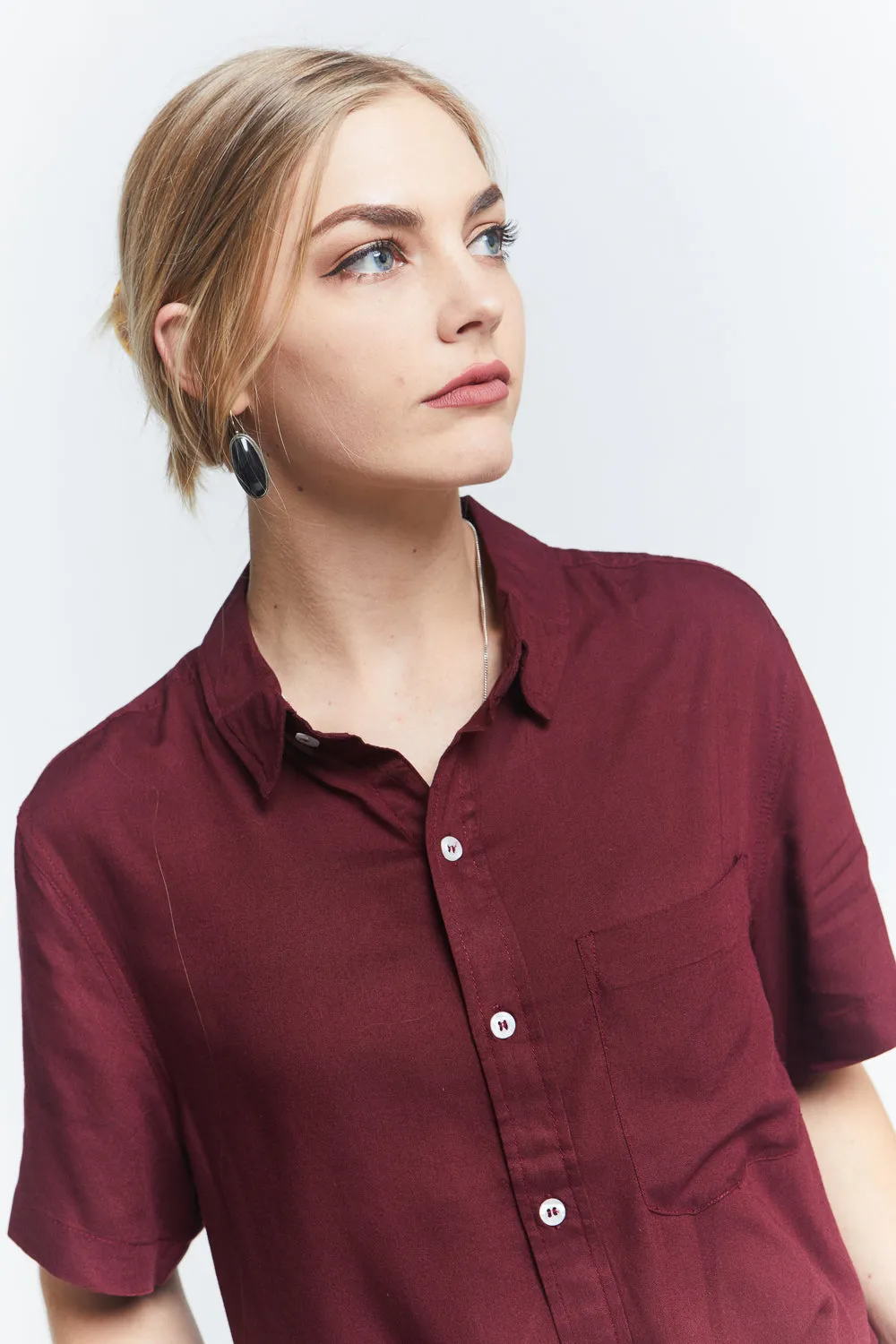 Essential S/S Burgundy