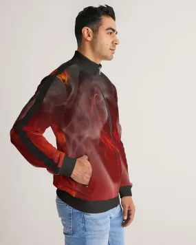 fire1 composition Men's Stripe-Sleeve Track Jacket