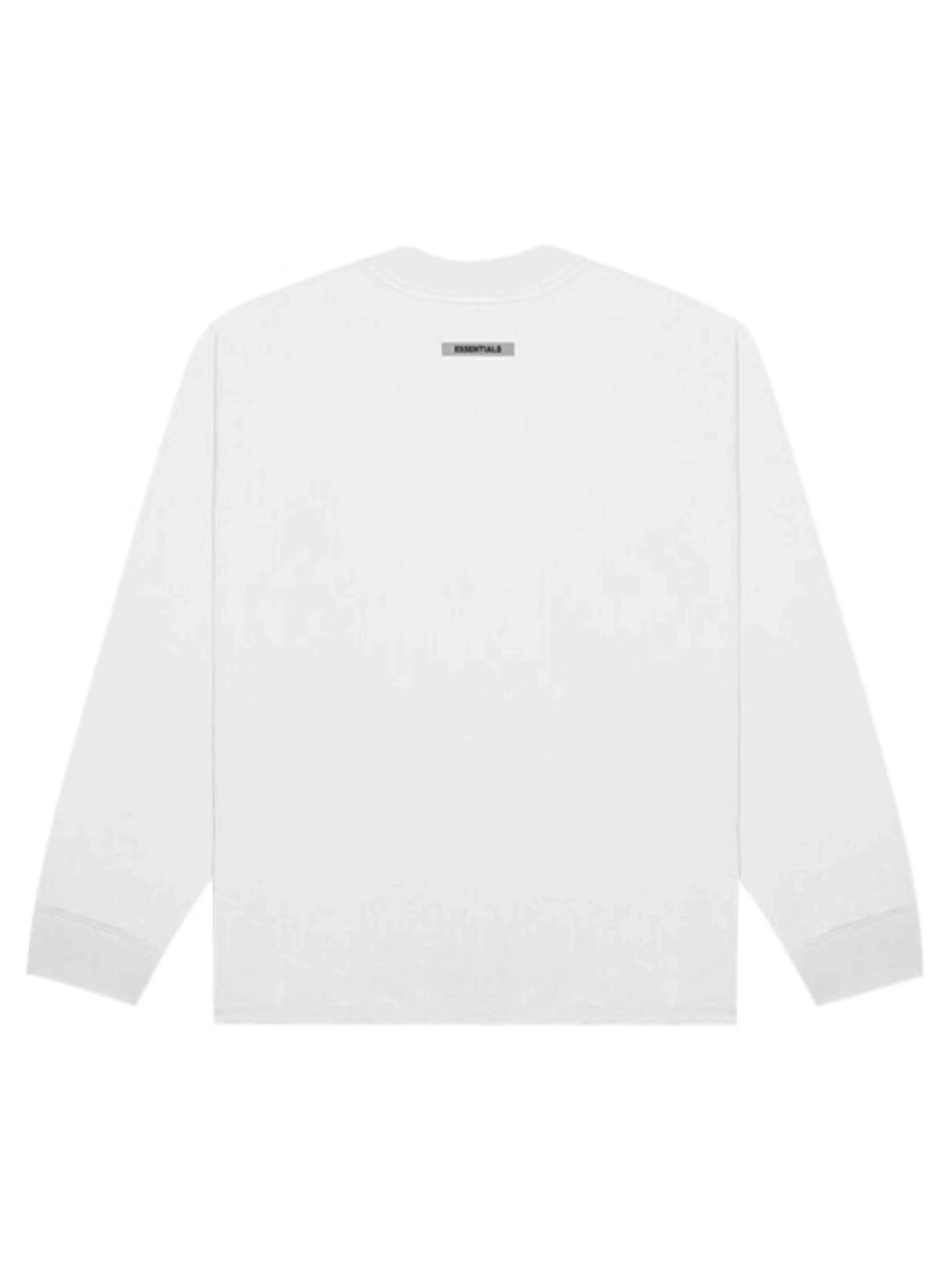 FOG ESSENTIALS 3D Silicon Applique Longsleeve White