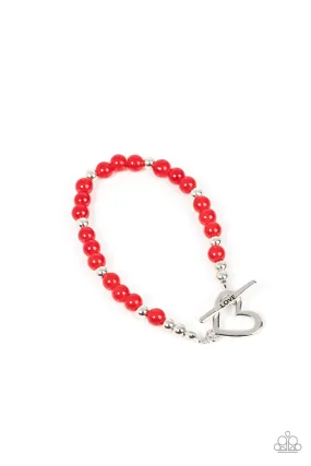 Following My Heart - Red Bracelet