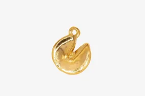 Fortune Cookie Charm Wholesale 14K Gold, Solid 14K Gold, G96