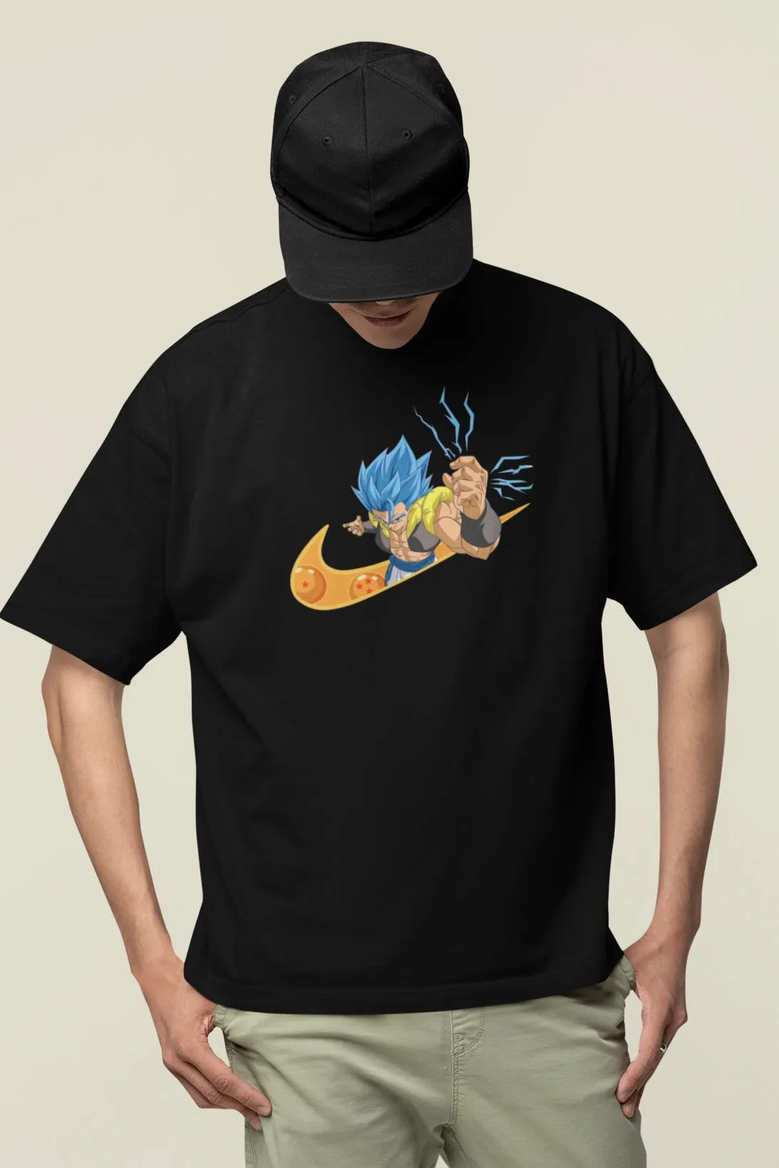 Gogeta Graphic Printed Oversized T Shirt