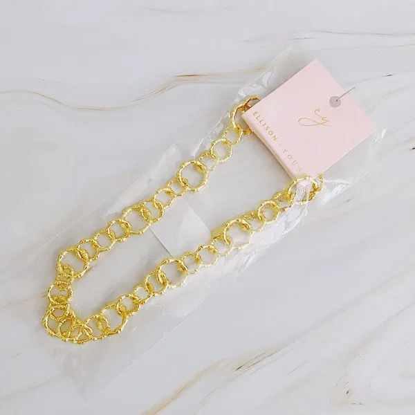 Gold Link Chain Necklace