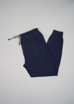 Gran Sasso Cotton Cashmere Jogging Pants / Blue